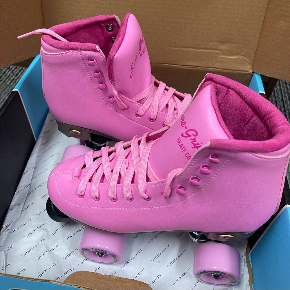 Pink Roller Skates - Suregrip Fames